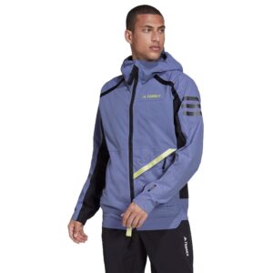 Adidas Utilitas Reverse Retro Waterproof Jacket Azul M Hombre