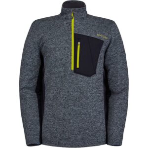 Spyder Bandit Half Zip Fleece Negro,Gris L Hombre