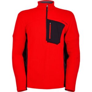 Spyder Bandit Half Zip Fleece Rojo L Hombre