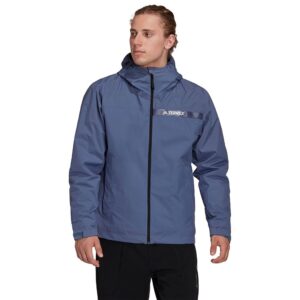 Adidas Motion Waterproof Jacket Azul L Hombre