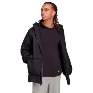 Adidas Utilitas R.r Waterproof Jacket Negro L Hombre