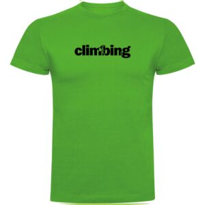 Kruskis Word Climbing Short Sleeve T-shirt Verde 3XL Hombre