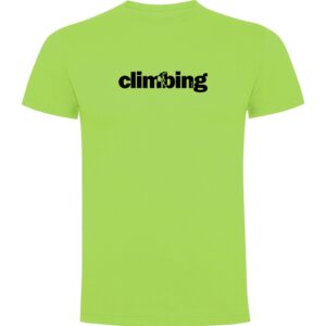 Kruskis Word Climbing Short Sleeve T-shirt Verde M Hombre