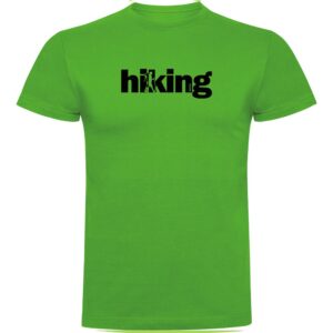Kruskis Word Hiking Short Sleeve T-shirt Verde L Hombre