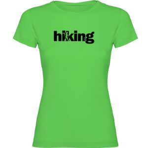 Kruskis Word Hiking Short Sleeve T-shirt Verde M Mujer