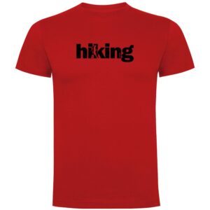 Kruskis Word Hiking Short Sleeve T-shirt Rojo S Hombre