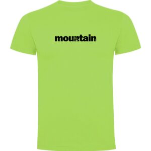 Kruskis Word Mountain Short Sleeve T-shirt Verde L Hombre