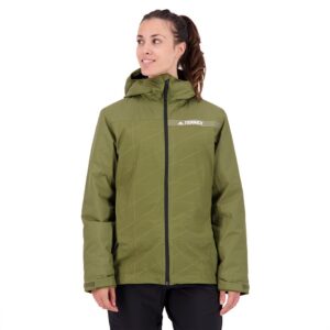 Adidas Motion Waterproof Jacket Verde L Mujer