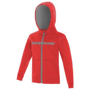Trangoworld Oby Full Zip Sweatshirt Rojo 4 Years Niño