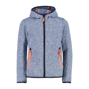 Cmp Jacket 3h19825 Hooded Fleece Azul 4 Years