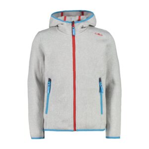 Cmp Jacket 3h19825 Hooded Fleece Gris 5 Years