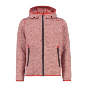 Cmp Jacket 3h19825 Hooded Fleece Rojo 3 Years