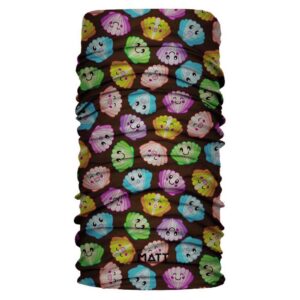 Matt Microfiber Neckwarmer Negro  Niño