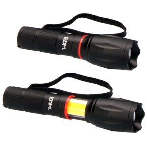 Edm 200 Lumens Extendable Led Flashlight Negro