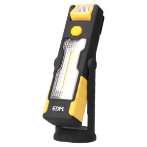 Edm Led 3w Flashlight With Hook And Magnet Negro
