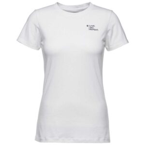 Black Diamond Ski Mountaineering Short Sleeve T-shirt Blanco S Mujer