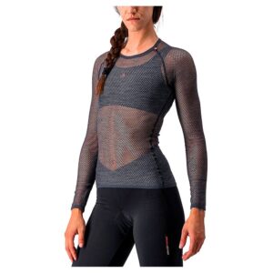 Castelli Miracolo Wool Long Sleeve Base Layer Negro S Mujer