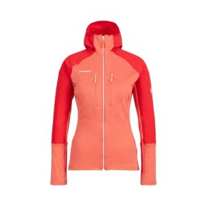 Mammut Eiswand Advanced Full Zip Fleece Rojo L Mujer
