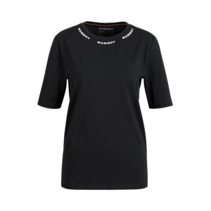 Mammut Logo Short Sleeve T-shirt Negro S Mujer