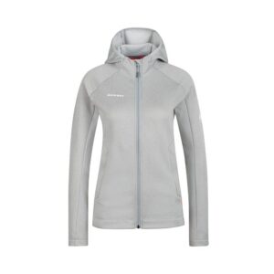 Mammut Nair Full Zip Sweatshirt Gris L Mujer