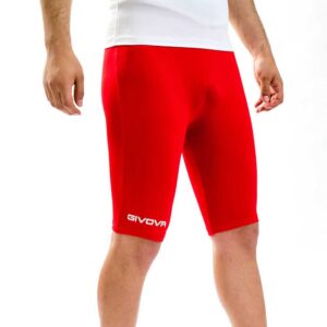 Givova Skin Thermal Short Leggings Rojo 2XL Hombre