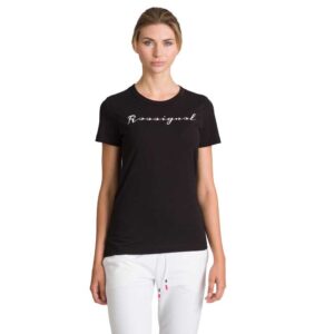Rossignol Logo Rossi Short Sleeve T-shirt Negro S Mujer