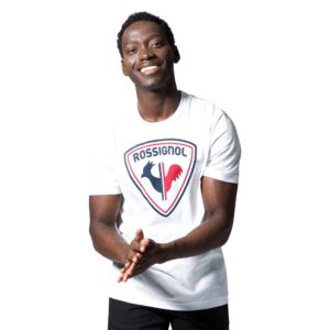 Rossignol Logo Rossi Short Sleeve T-shirt Blanco L Hombre