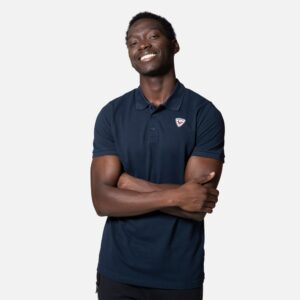 Rossignol Logo Short Sleeve Polo Azul XL Hombre