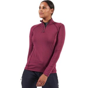 Montane Dart Thermo 1/2 Zip Long Sleeve Base Layer Lila 36 Mujer