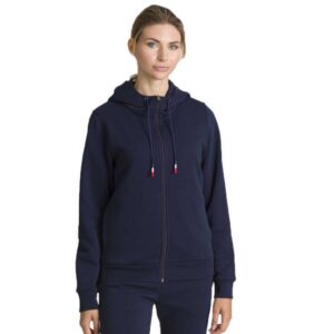 Rossignol Logo Ft Full Zip Sweatshirt Azul L Mujer