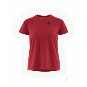 KlÄttermusen Fafne Short Sleeve T-shirt Rojo M Mujer