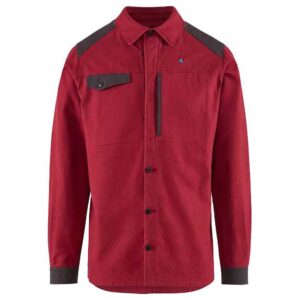 KlÄttermusen Forsete Long Sleeve Shirt Rojo XS Hombre