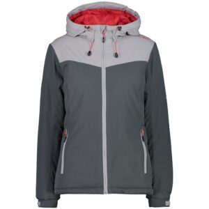 Cmp Fix Hood 31z1576 Jacket Gris L Mujer